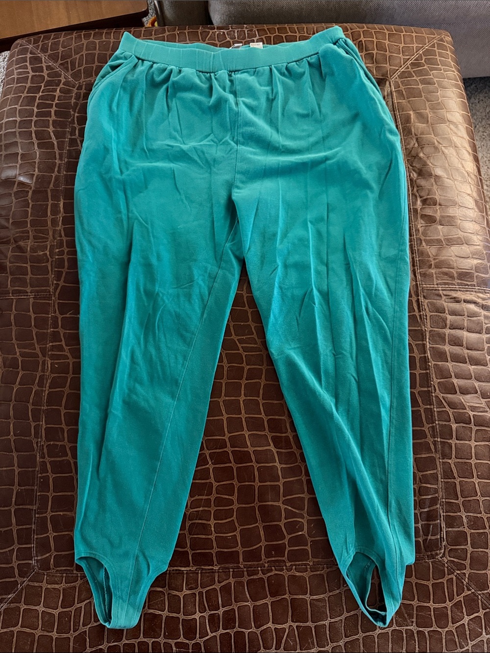 Vintage All Week Long teal stir up casual stretch Jogger Pants